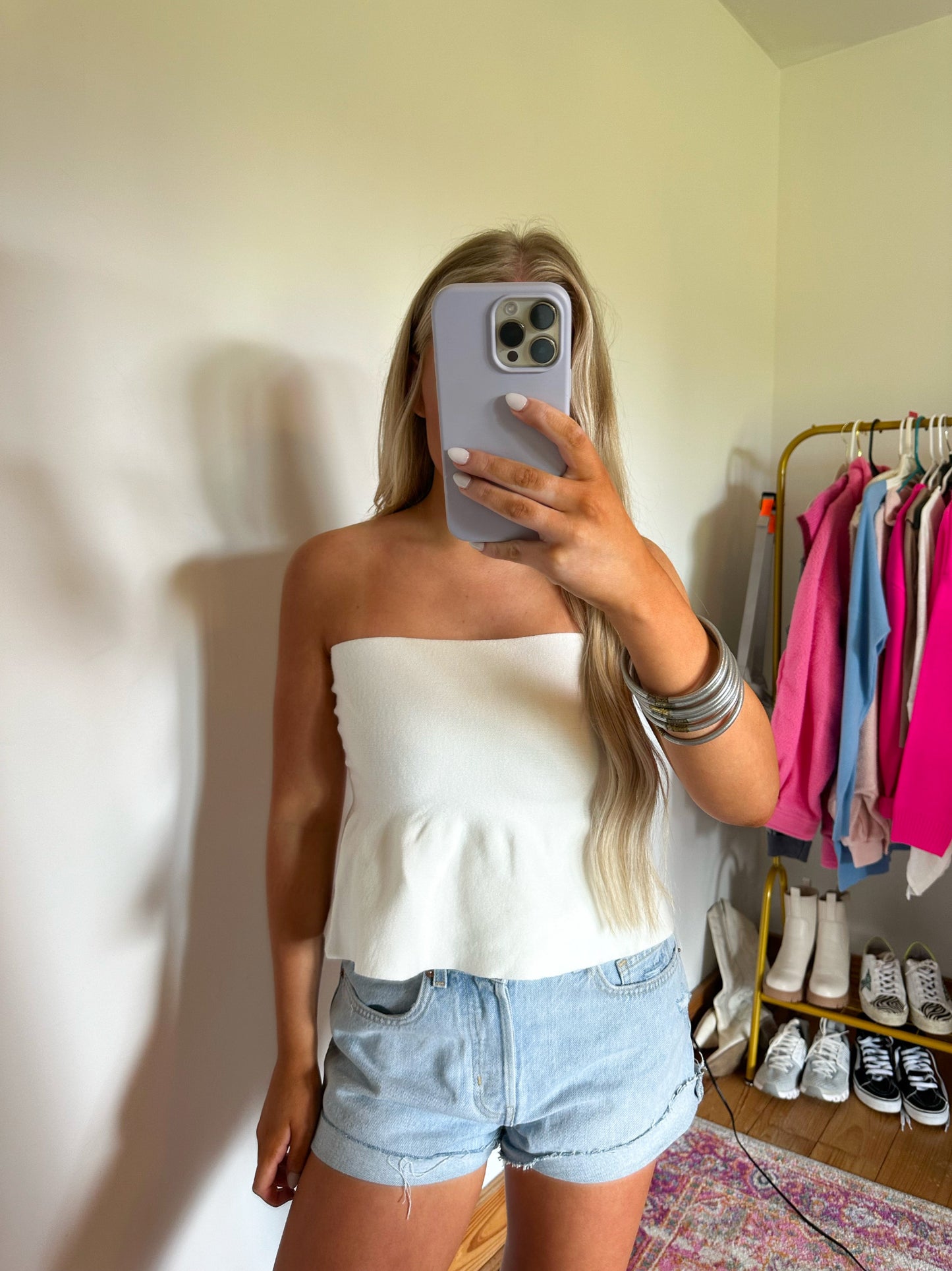 The Polly Strapless Top