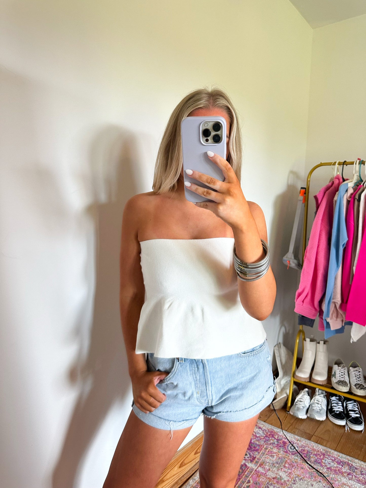 The Polly Strapless Top