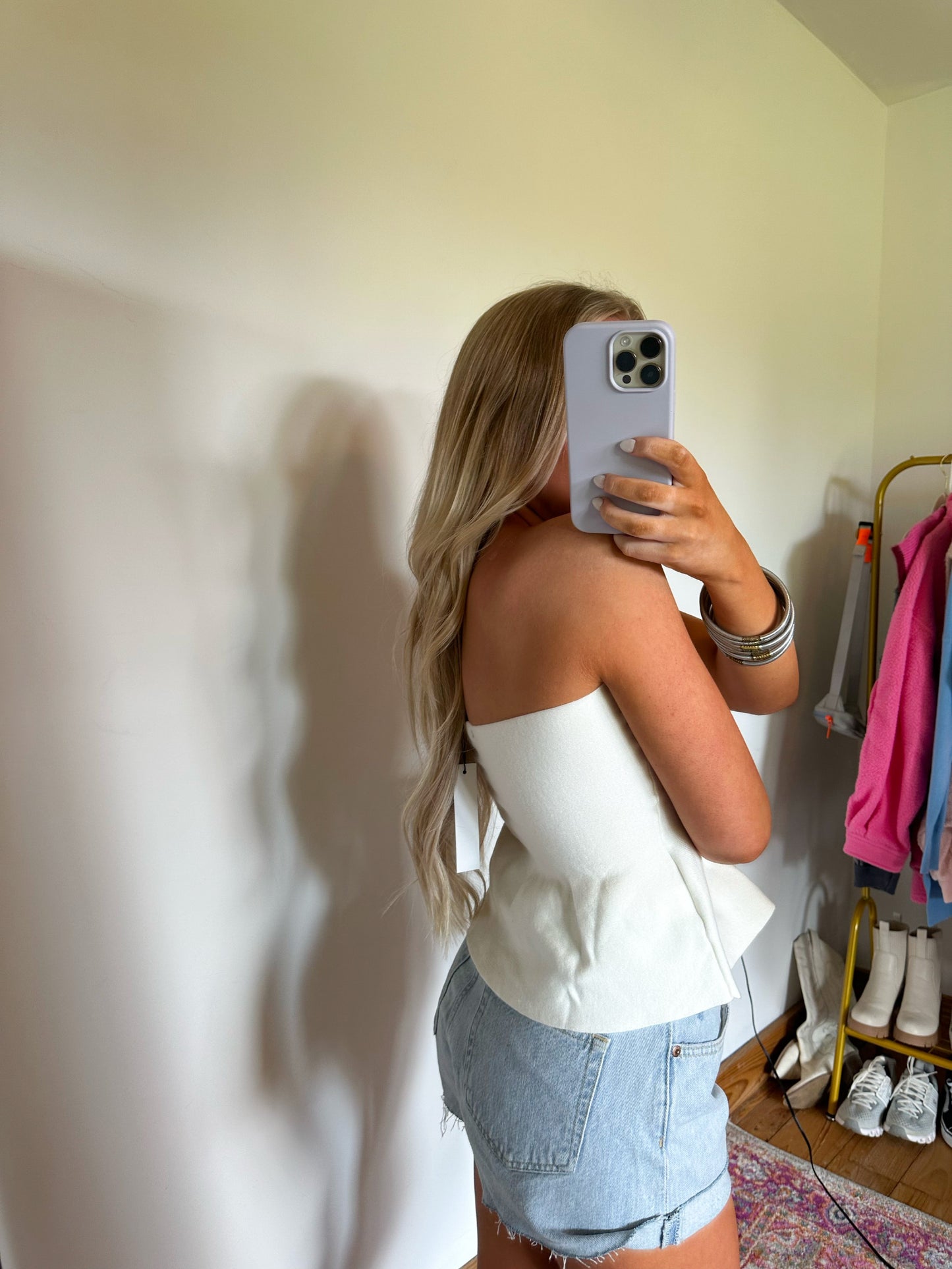 The Polly Strapless Top