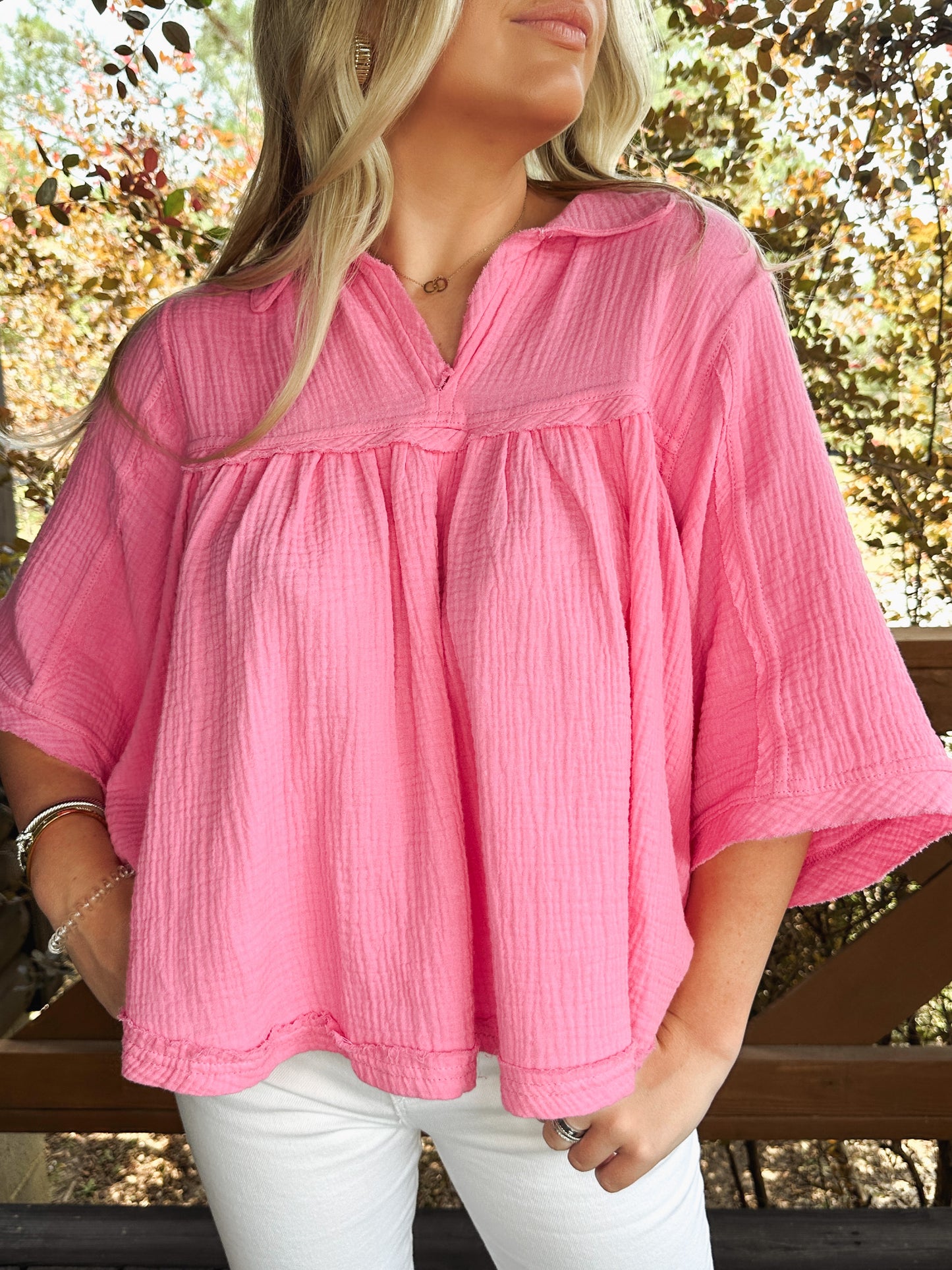 The Lightweight Gauze Top