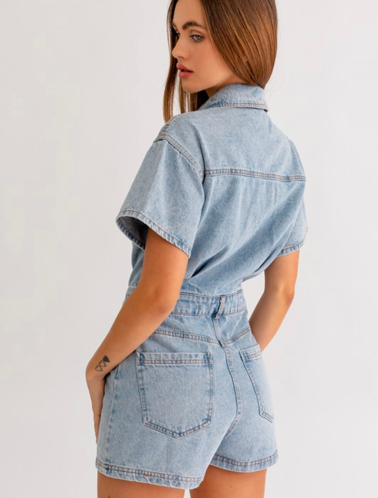 The Denim Romper