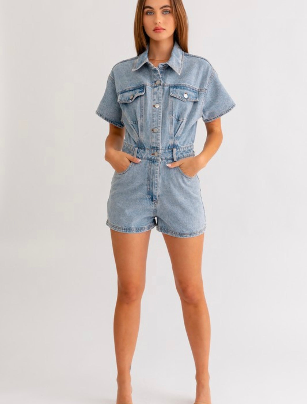 The Denim Romper