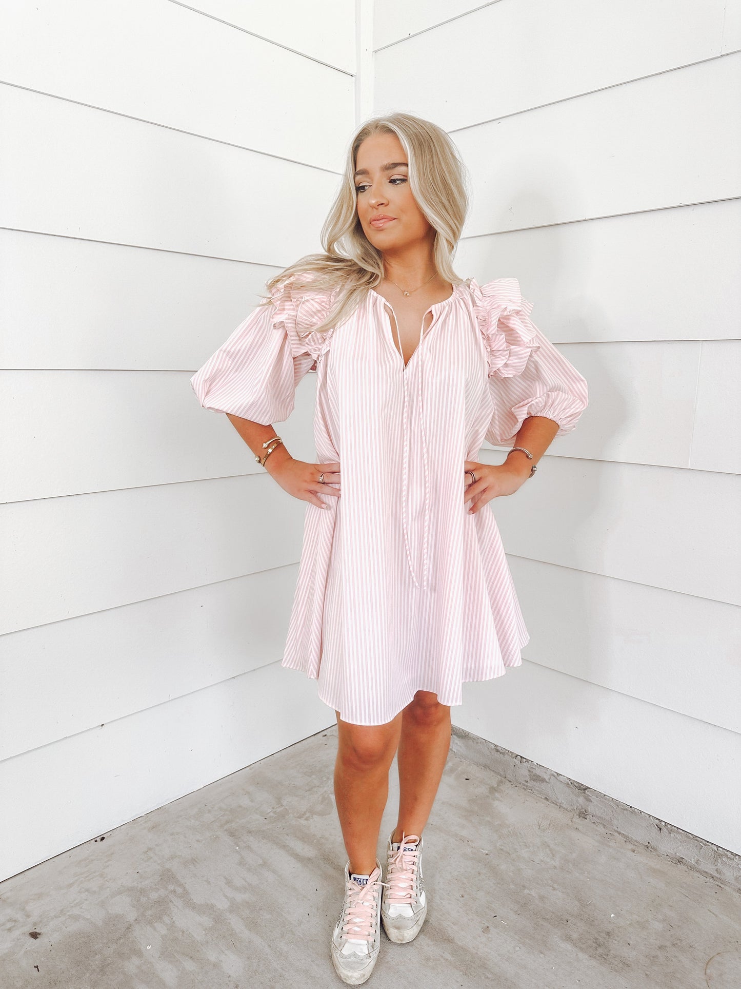 The Sophia Dress Pink