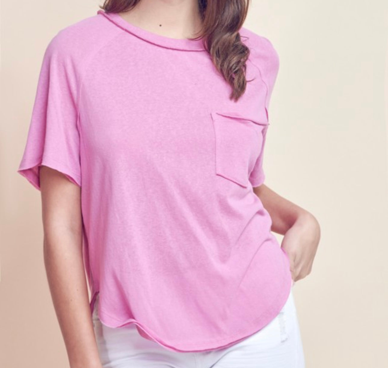 The Pink Pocket Tee