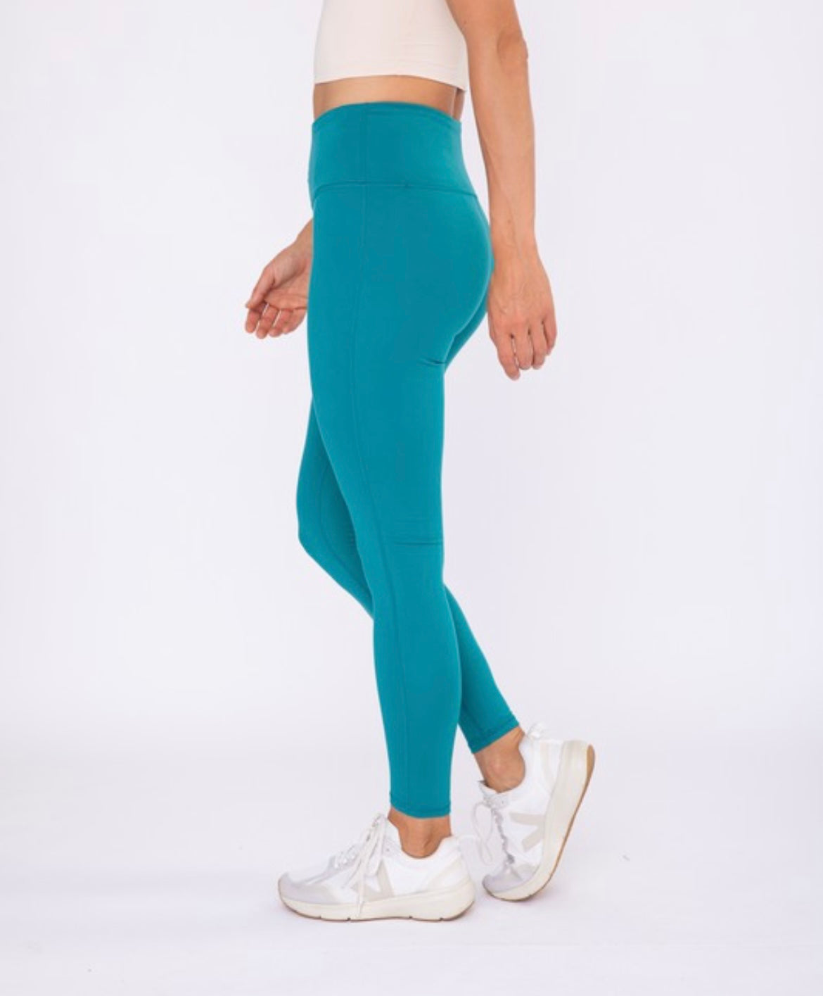 Teal High Waisted Leggings