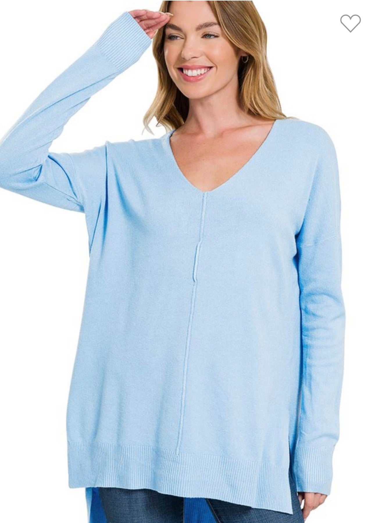 Easy Going Sweater SPRING BLUE