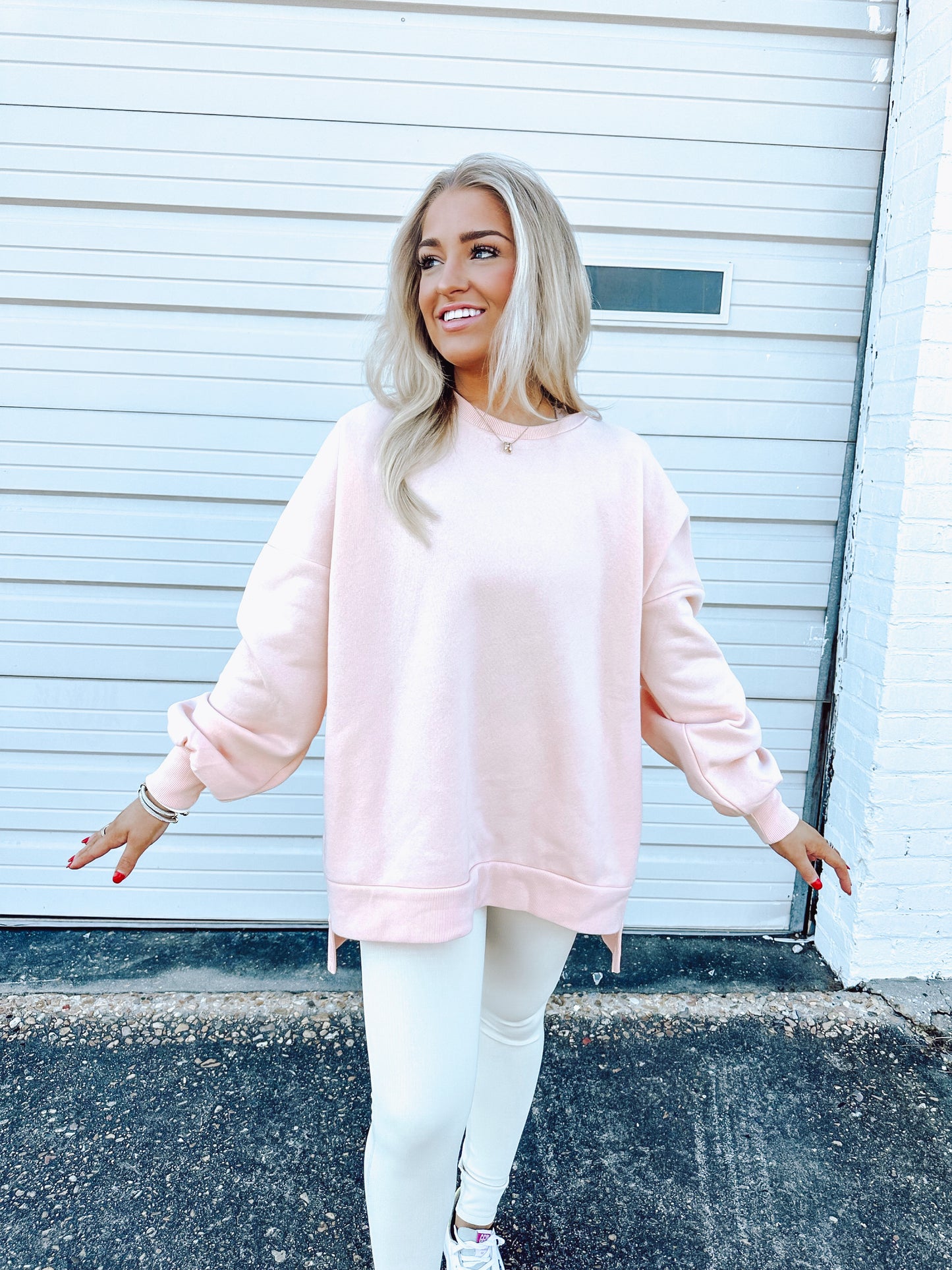 Peachy Oversized Sweatshirt